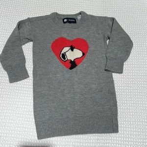 Baby Gap Snoopy Sweater Dress